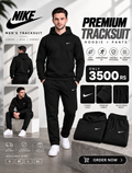 Men’s Black Hooded Tracksuit – Hoodie & Joggers Set